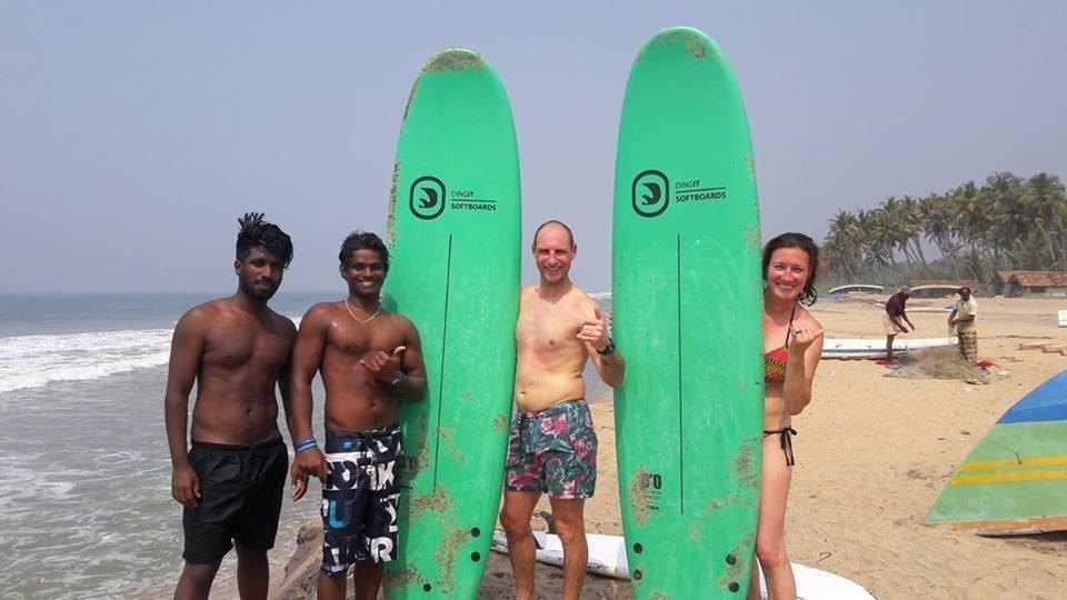 Mk Gardens Surf & Yoga House Hotel Varkala Eksteriør billede